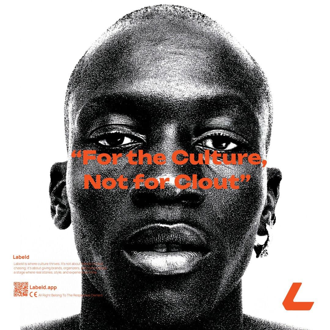 Creators showcasing a label drop